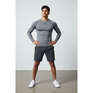 Under Armour Men's HeatGear Grey Long Sleeve